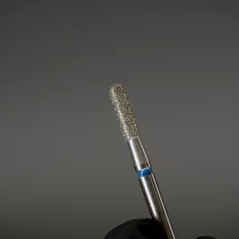   Sugar Nails - Csiszolófej - Kék Gyémánt Lekerekített Henger 2,3mm/8mm