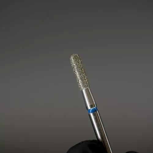 Sugar Nails - Csiszolófej - Kék Gyémánt Lekerekített Henger 2,3mm/8mm