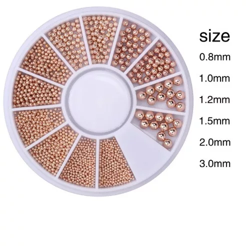 Szórógyöngy tárcsában - Rose Gold *