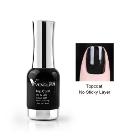   Venalisa Tempered No-wipe Top Coat - Fixálásmentes Fényzselé 12ml