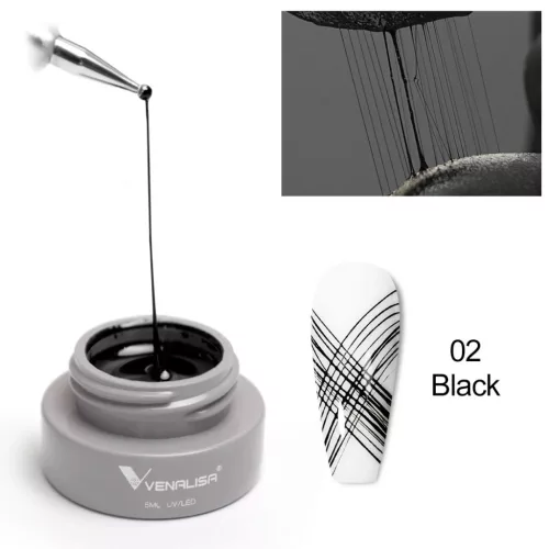 Venalisa Spider Gel No.02 Black