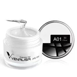 Venalisa Hard Jelly Gel - Építőzselé 15ml - A01 Clear