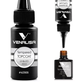   Venalisa Tempered No-wipe Top Coat - Fixálásmentes Fényzselé 30ml